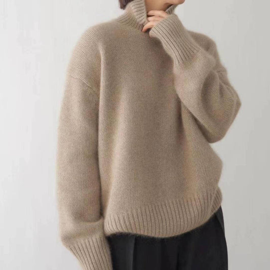 MildlyMama - Women's Cashmere Turtleneck Sweater