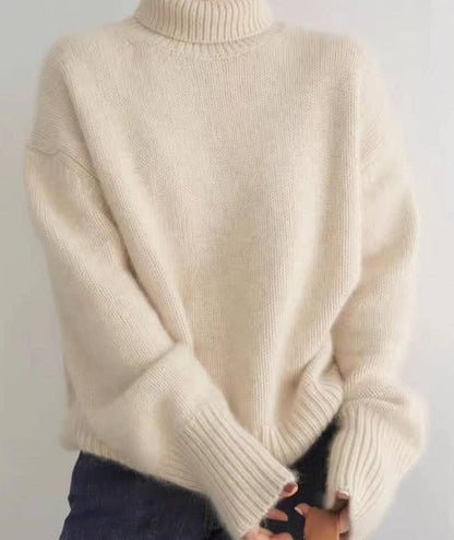 MildlyMama - Women's Cashmere Turtleneck Sweater